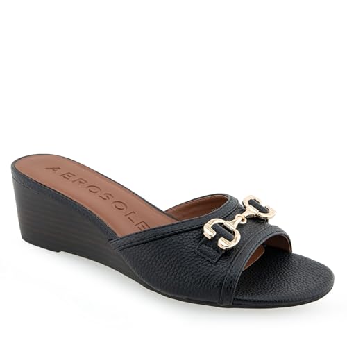 Aerosoles Women's Slip-On Slide Sandals for Daily Wear Comfortable Lightweight Design Various Sizes Available Trendy Sum