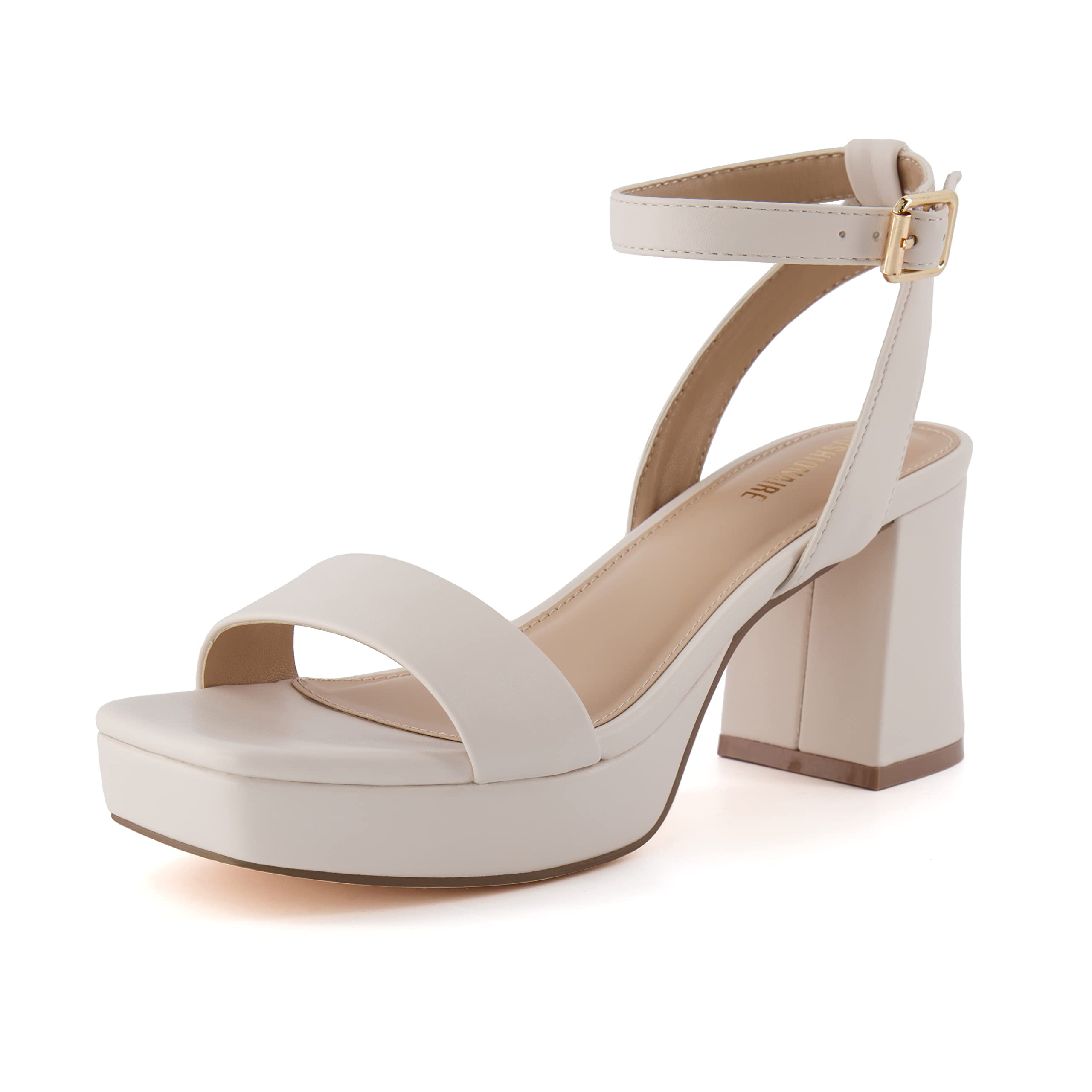  Cushionaire Women's Cherry Platform Dress Sandal with Memory Foam for Comfortable Wearing
| Cushionaire Women's Cherry 