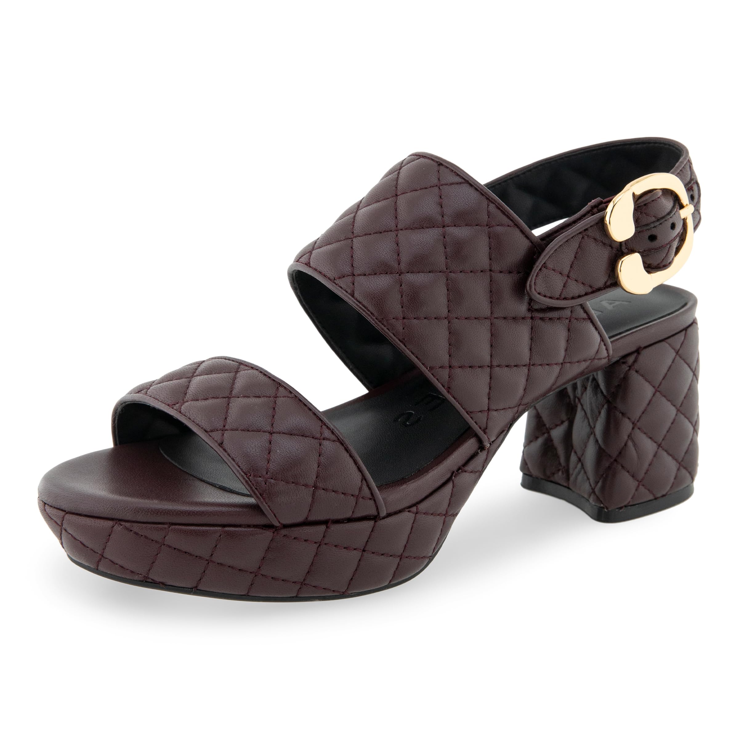  Women's Aerosoles Camera Quilted Heeled Sandals for Casual Summer Wear - Comfortable & Stylish
| Aerosoles Women's Came